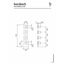 Herzbach CEO XL 3 Farbset, chrom