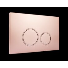 DOPPIO 55 Betätigungsplatte rose gold, passend für Geberit Raybro