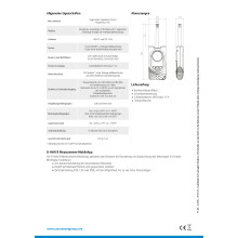 Sauermann Si-HH3 Thermo-hygrometer mit integriertem Temperatur-Feuchtesensor