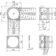 Hansa EBK Hansabluebox Funktionseinheit, ohne Absperrung, DN15