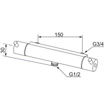 Mora Safe Duschthermostat Chrom