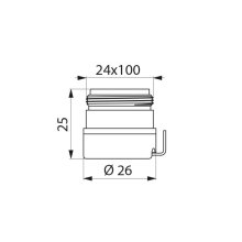 Schnellkupplung für BIOFIL M24 x 1 AG