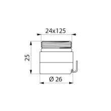 Schnellkupplung BIOFIL M16,5 x 1 AG