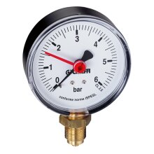 Manometer 1/4" UNI 2,5 -20-90 Grad