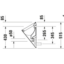 Duravit Absaug-Urinal Starck 1 o. Fliege Ausführung ohne Deckel weiß