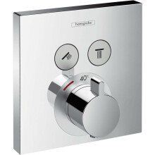 HG Fertigset Thermostat ShowerSelect für 2 Verbraucher verchromt