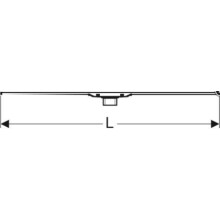 Geberit Duschrinne Cleanline20 300-1300mm Metall pol. / Metall geb.