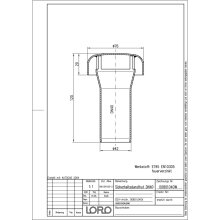 LORO-X Sicherheits-Dunsthut 00801. DN 40