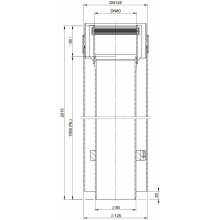 Atec Rohr PolyTwin konzentrisch, kürzbar, DN80/125 1955mm