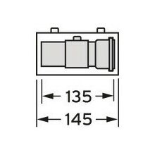 Vaillant Revisionsöffnung Aluminium m Trennvorrichtung d= 60/100mm