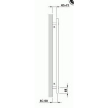 Zehnder O100 Badheizkörper 1217x750mm weiß (RAL 9016)