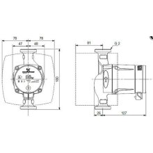 Grundfos Heizungspumpe ALPHA1 32-40 PN10 Rp1 1/4 180 1x230V