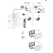 Geberit WC-Steuerung Sigma10 Funk/Netz für Stützklappgriff edelstahl