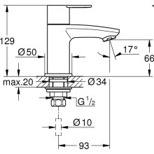 Grohe Standventil Eurostyle C verchromt