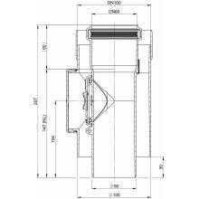 Atec Kontroll-Rohr PolyTwin konzentrisch, DN 60/100