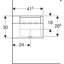 Geberit Spiel- u Waschlandschaft Bambini Version L 1350x300x415mm weiß