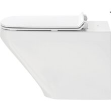 Duravit Wand-WC DuraStyle Rimless pl WC-Sitz m. Absenkaut. mit Befestig.