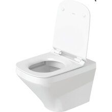 Duravit Wand-WC DuraStyle Rimless pl WC-Sitz m. Absenkaut. mit Befestig.