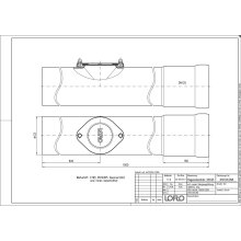 LORO-X-Regenstandrohr 05510 DN 125, rund, Reinigungsoeffnung 1000mm