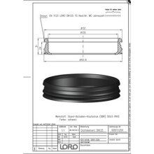 LORO-X-Dichtelement 00911. DN 125, fuer LORO-X-Rohr