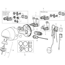 MORA tronic Compact Duschkopf WMS, mit Thermostatfunktion, Anschluss von hinten, Netzbetrieb