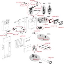 AM115/1000 Renovmodul Vorwandinstallationssystem für Einmauerung