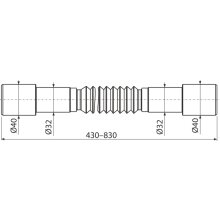 A794 Flexiverbindung 40–32×32–40