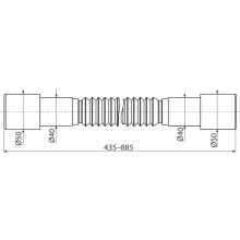 A720 Flexiverbindung 50/40×40/50