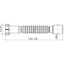 A730 Flexianschluss Kunststoffmutter 5/4"×40