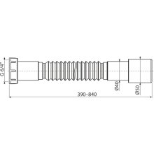 A770 Flexianschluss Kunststoffmutter 6/4"×40/50