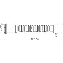 A792 Flexianschluss Metallmutter 6/4"×40