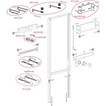 A107/1120 Montagerahmen für Urinal