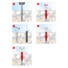 TOX-Stand-WC-Befestigung Toilet Plus