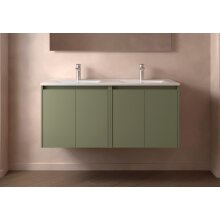 Salgar Noja Unterschrank 1200 4 Türen + Waschbecken Green Satin