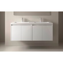 Salgar Noja Unterschrank 1400 4 Türen + Waschbecken White Gloss