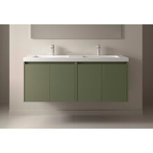 Salgar Noja Unterschrank 1400 4 Türen + Waschbecken Green Satin