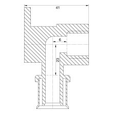 Wavin Tigris M5 Wandscheibe 20mm x 1/2 IG