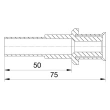 Wavin Tigris M5 Übergang auf Kupfer 20mm x 15mm