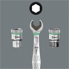 Wera 8006 SC 1 Zyklop Hybrid "Knarrensatz 1/2""-Antrieb metri