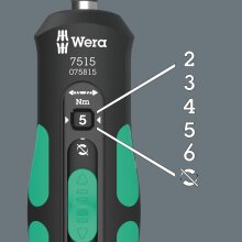 Wera 7515/16 Kraftform Safe- Torque Speed Universal 1