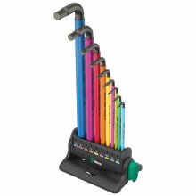 Wera 950/9 Hex-Plus Multicolour 3 Winkelschlüsselsatz