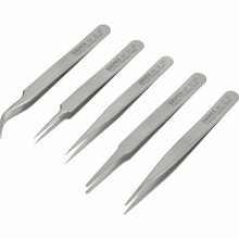 KNIPEX Präzisionspinzetten-Set, 5tlg