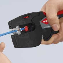 Knipex 12 72 190 NexStrip Elektriker-Multiwerkzeug (Crimpen, Abisolieren, Schneiden)