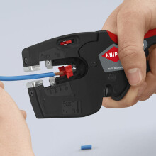 Knipex 12 72 190 NexStrip Elektriker-Multiwerkzeug (Crimpen, Abisolieren, Schneiden)