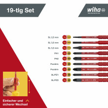 wiha 2872T13 TorqueVario-S electric Drehmoment Schraubendreher-Set