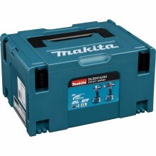 Makita Akku-Kombo-Kit DLX2414JX4 Akku Schlagbohrschrauber + Akku-Schlagschrauber + 2x Akku + Ladegerät