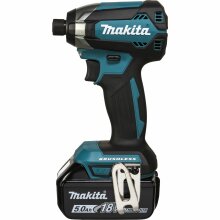 Makita Akku-Schlagschrauber DTD153RTJ + 2x Akku 5,0 Ah / 18 V + Schnellladegerät + Koffer