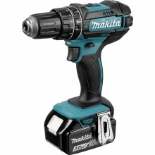 Makita DHP482JX13 Akku-Schlagbohrschrauber (inkl. 2x Akku + umfangreiches Werkzeug-Set)