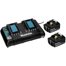 Makita Energy Kit 197629-2 2x BL1850B + DC18RD