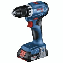 Bosch GSR 18V-45 - Akku-Bohrschrauber (inkl. 2x 2,0 Ah Akku + Ladegerät, Transportkoffer)